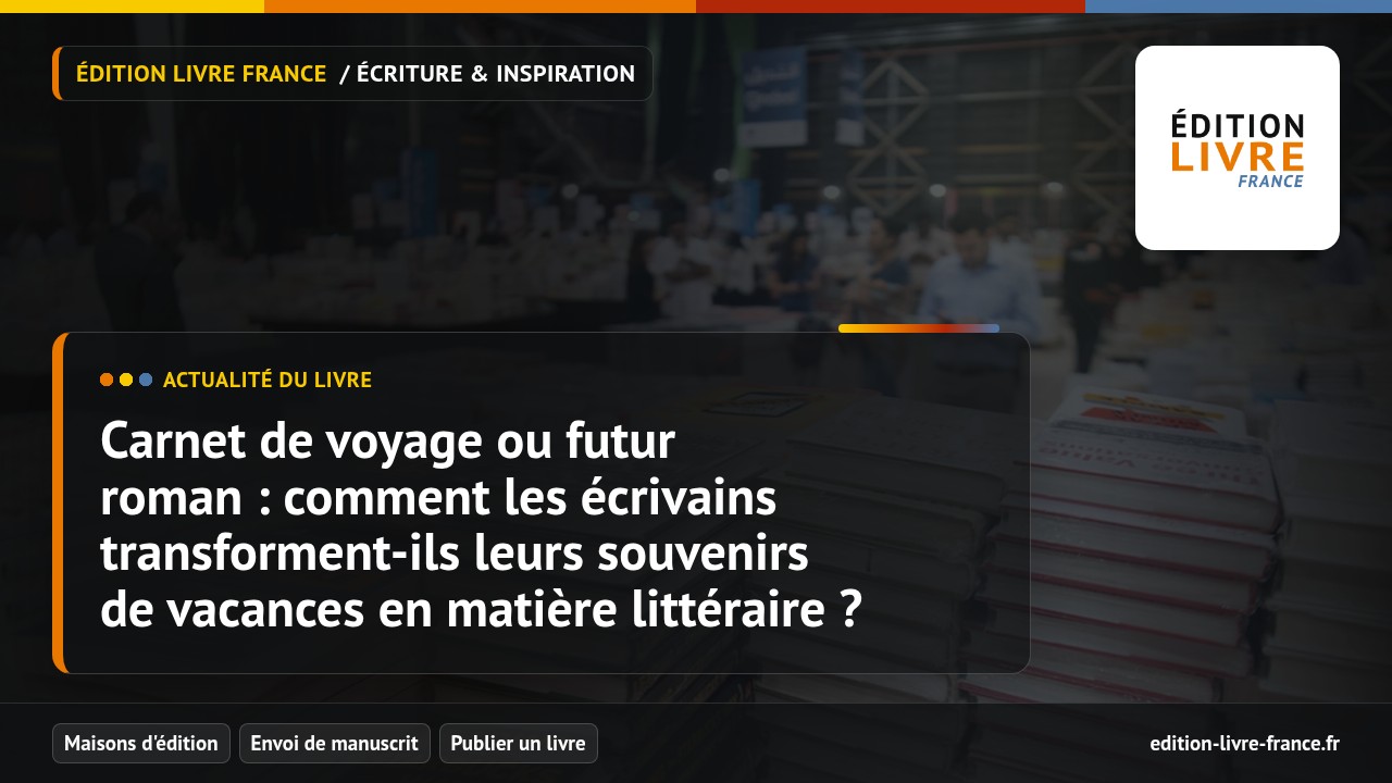 Illustration de l'article Carnet de voyage ou futur roman : comment les écrivains transforment-ils leurs souvenirs de vacances en matière littéraire ?