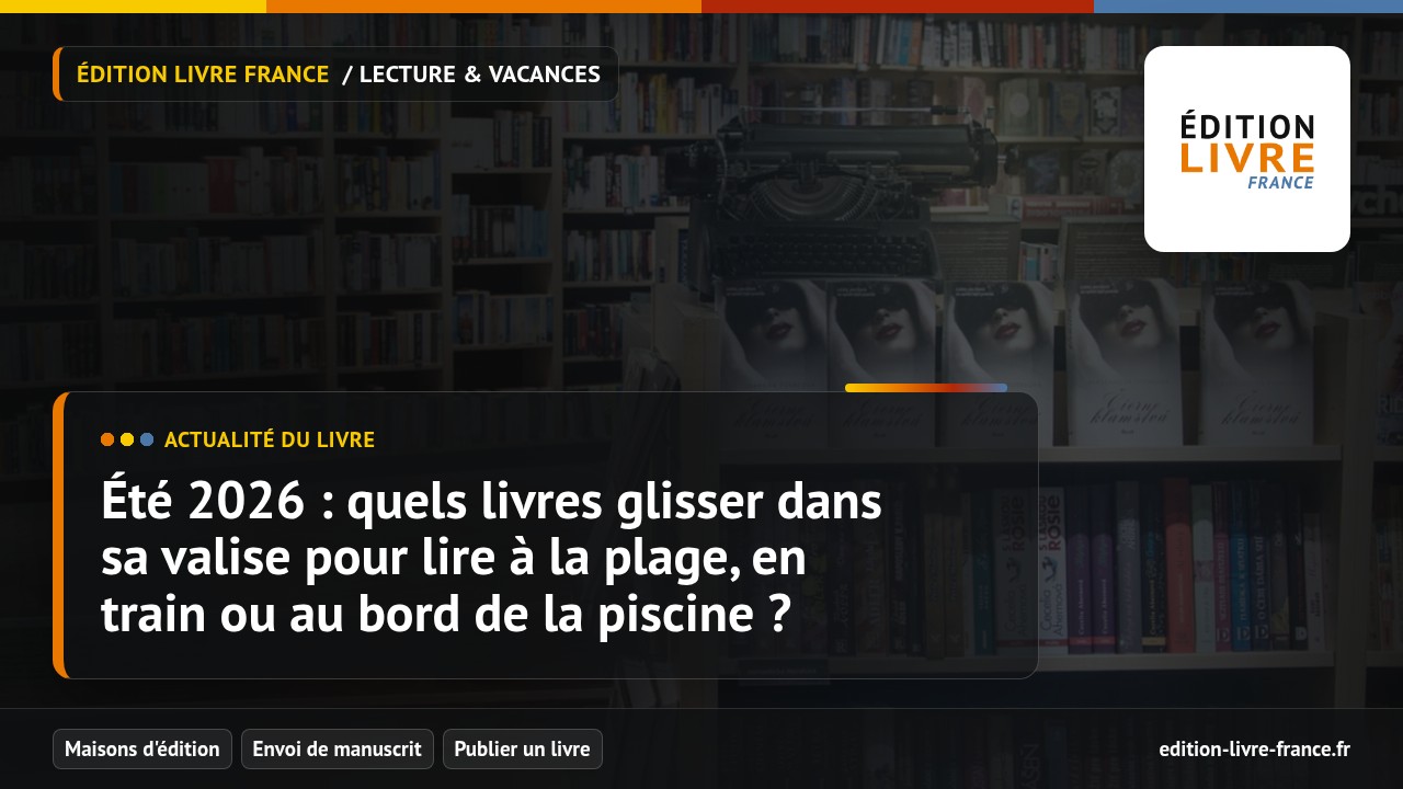 Illustration de l'article Été 2026 : quels livres glisser dans sa valise pour lire à la plage, en train ou au bord de la piscine ?