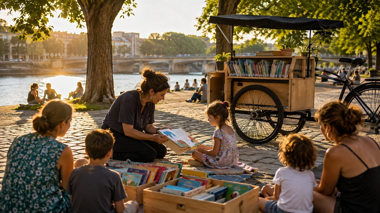 Illustration de l'article Les bibliothèques hors les murs prolongent la saison de lecture au-delà des grands festivals jeunesse