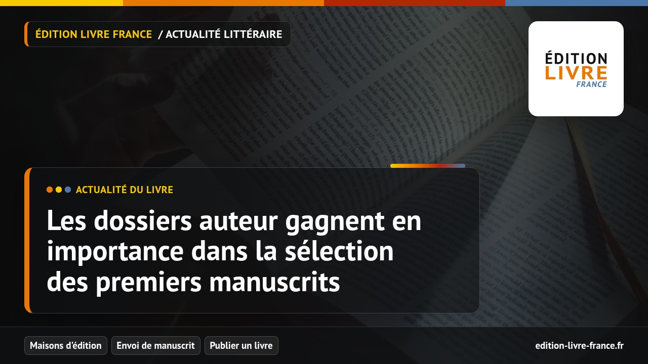 Illustration de l'article Les dossiers auteur gagnent en importance dans la sélection des premiers manuscrits