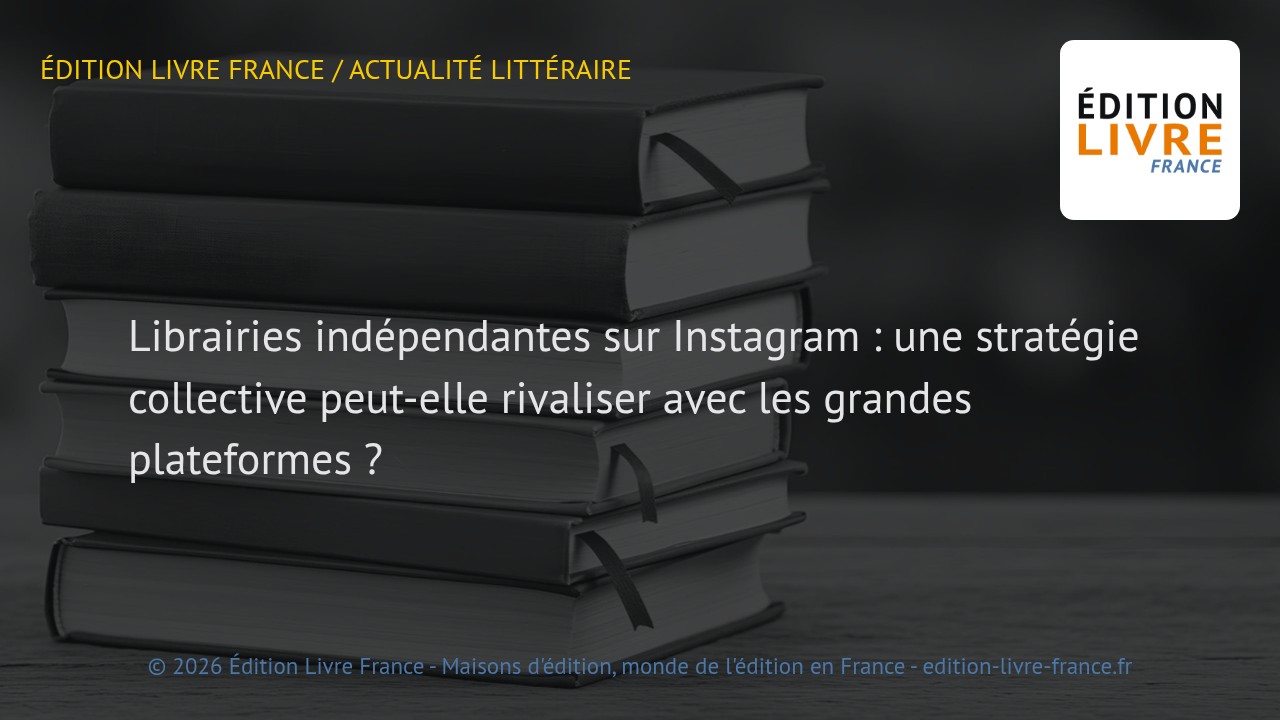 Visuel de l'article Librairies indépendantes sur Instagram : une stratégie collective peut-elle rivaliser avec les grandes plateformes ?