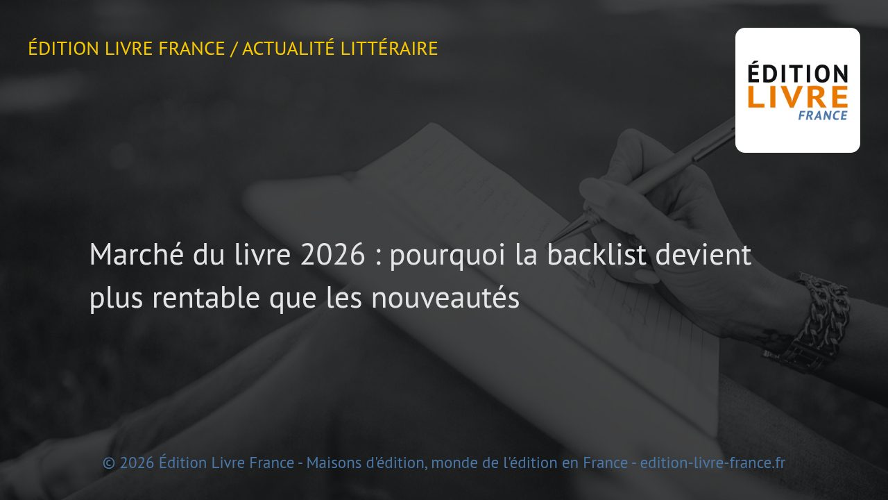 Visuel de l'article Marché du livre 2026 : pourquoi la backlist devient plus rentable que les nouveautés