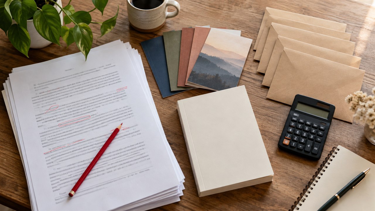 Illustration de l'article Publier un livre à la rentrée : répartir son budget entre correction, couverture, fabrication et promotion