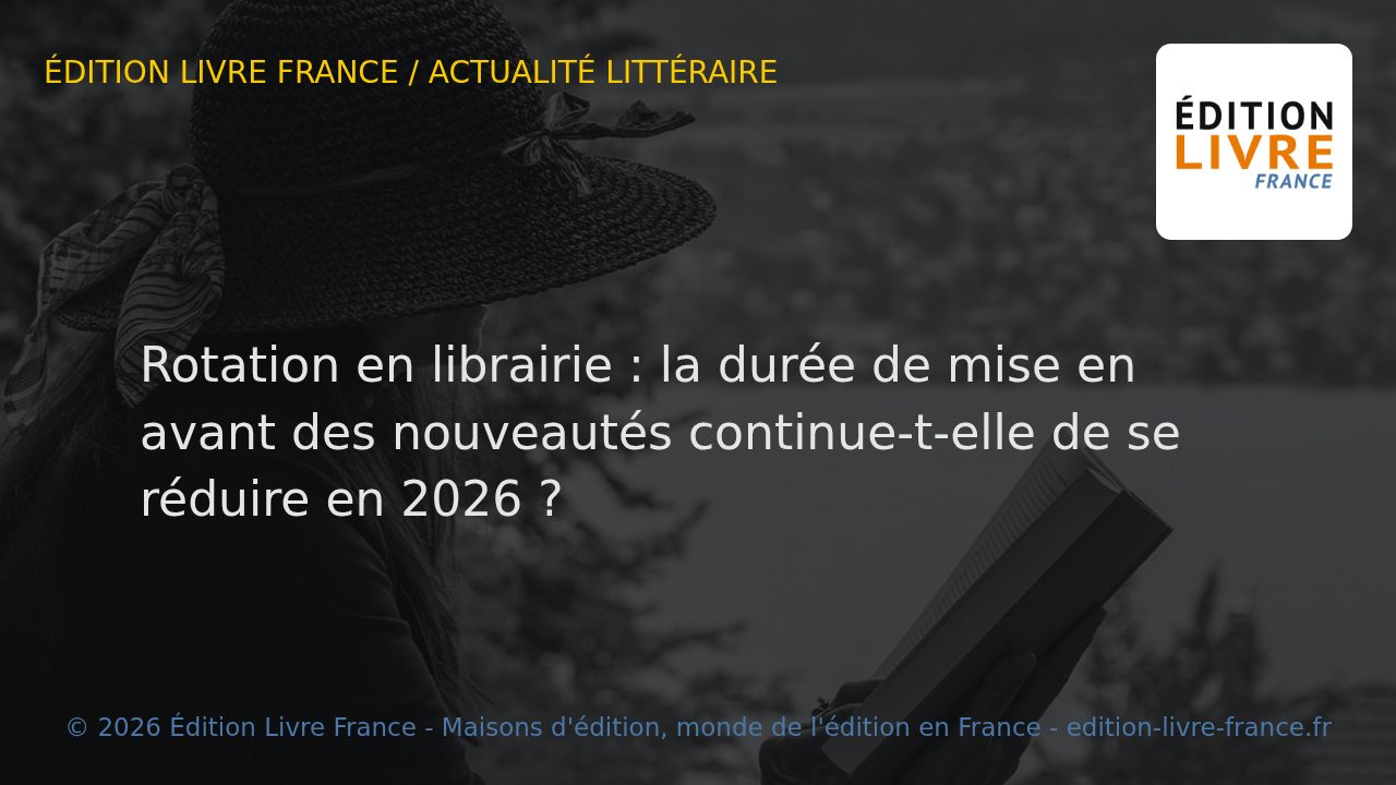 Visuel de l'article Rotation en librairie : la durée de mise en avant des nouveautés continue-t-elle de se réduire en 2026 ?
