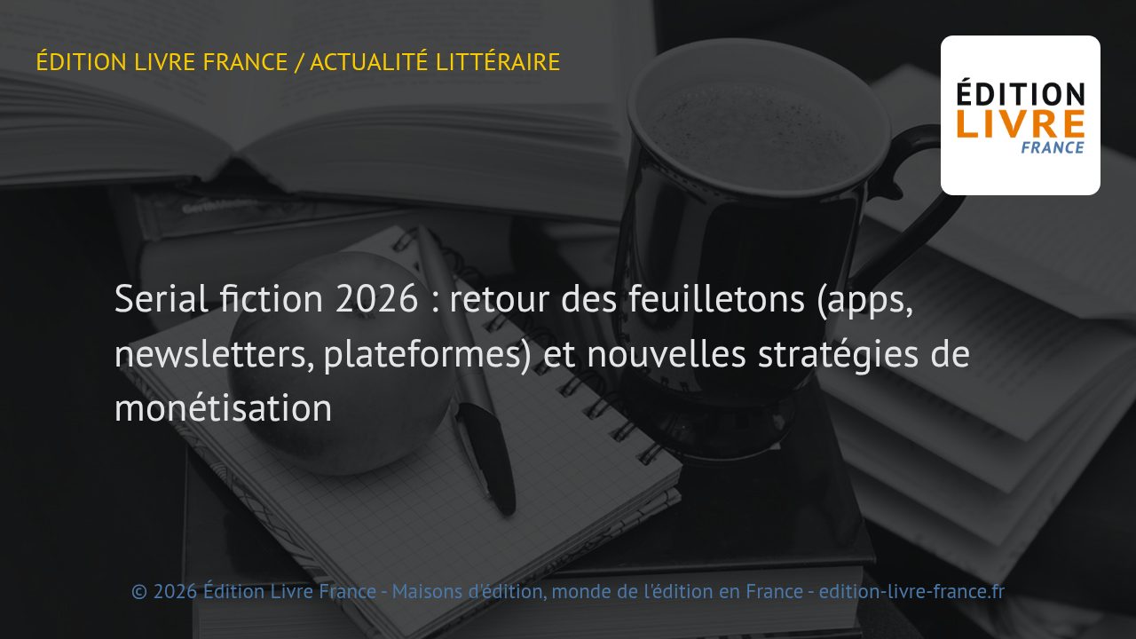 Visuel de l'article Serial fiction 2026 : retour des feuilletons (apps, newsletters, plateformes) et nouvelles stratégies de monétisation