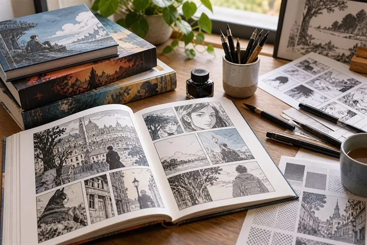 Univers éditorial de la catégorie « Bandes dessinées, comics et mangas »