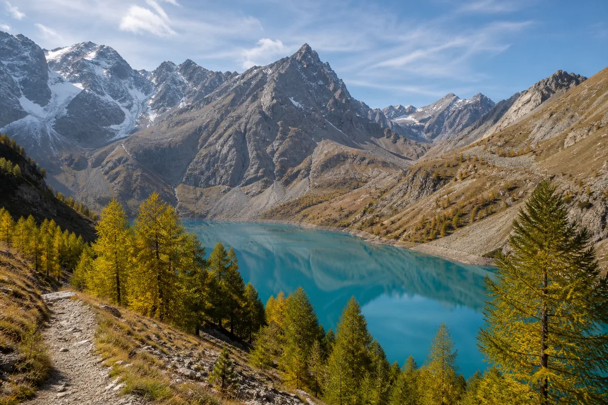 Paysage du departement Hautes-Alpes, illustration de l'edition de livres et des auteurs locaux