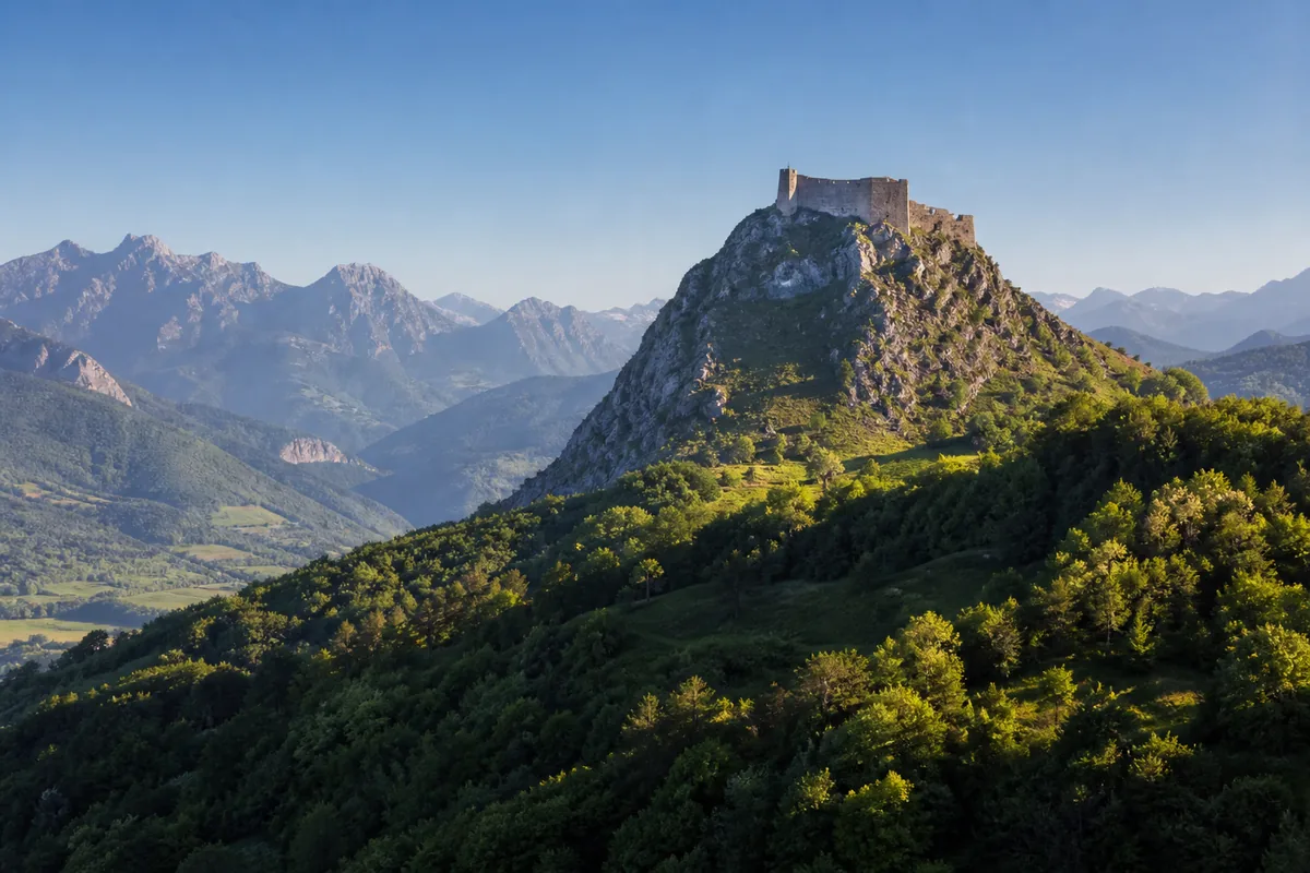 Paysage du departement Ariège, illustration de l'edition de livres et des auteurs locaux