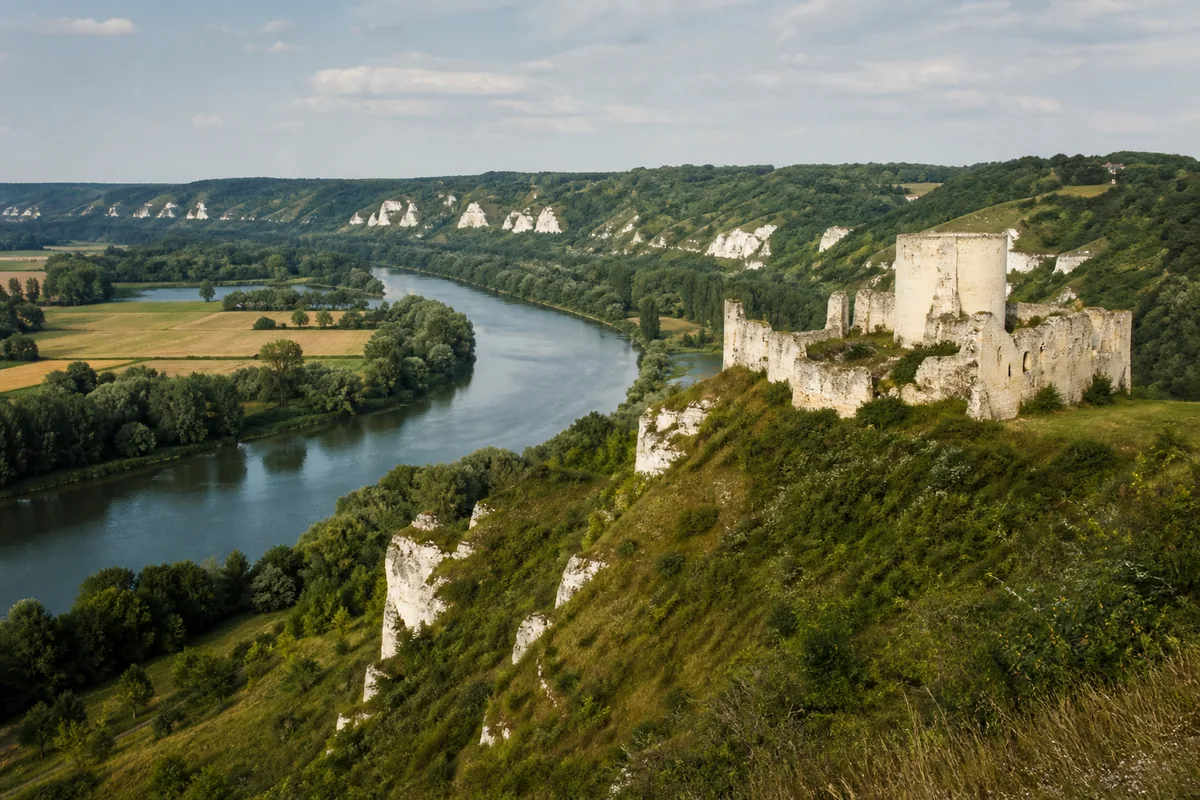Paysage du departement Eure, illustration de l'edition de livres et des auteurs locaux
