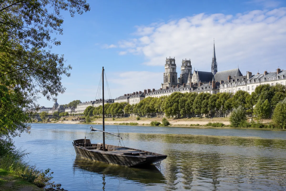 Paysage du departement Loiret, illustration de l'edition de livres et des auteurs locaux