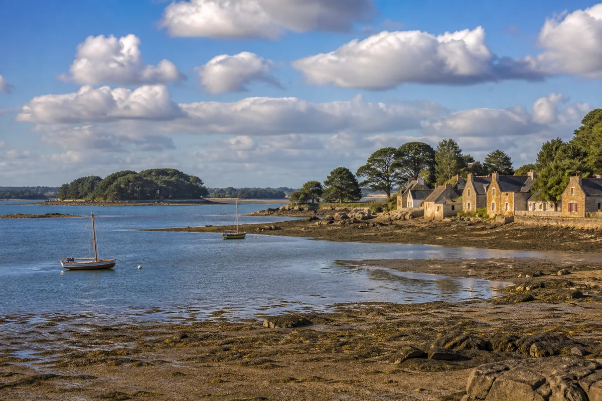 Paysage du departement Morbihan, illustration de l'edition de livres et des auteurs locaux