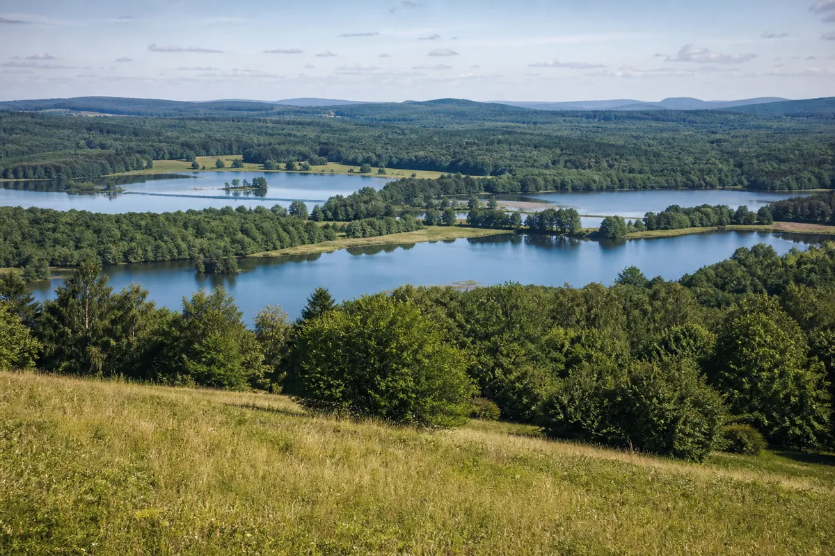 Paysage du departement Haute-Saône, illustration de l'edition de livres et des auteurs locaux