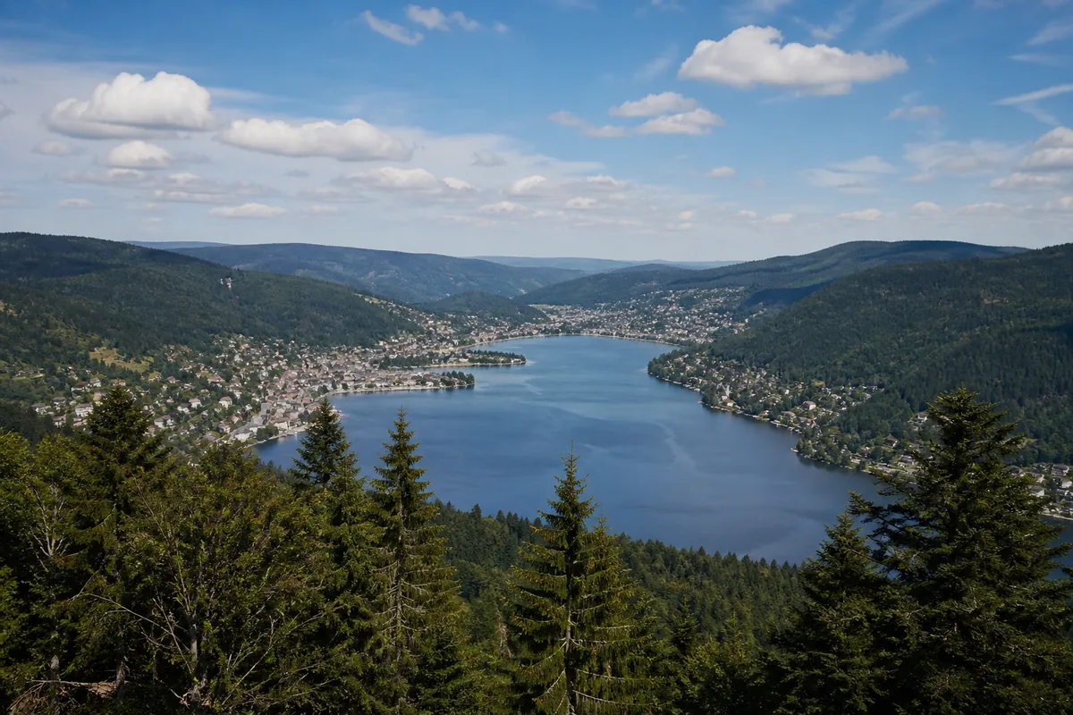 Paysage du departement Vosges, illustration de l'edition de livres et des auteurs locaux