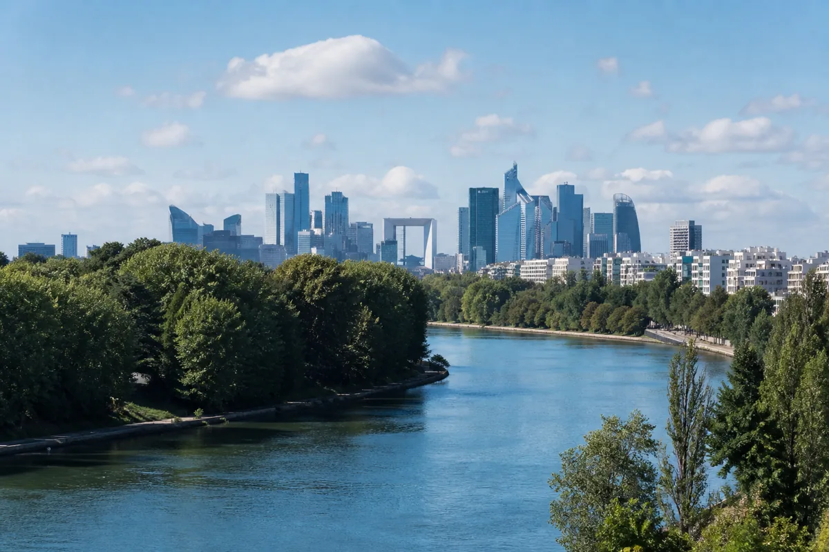 Paysage du departement Hauts-de-Seine, illustration de l'edition de livres et des auteurs locaux