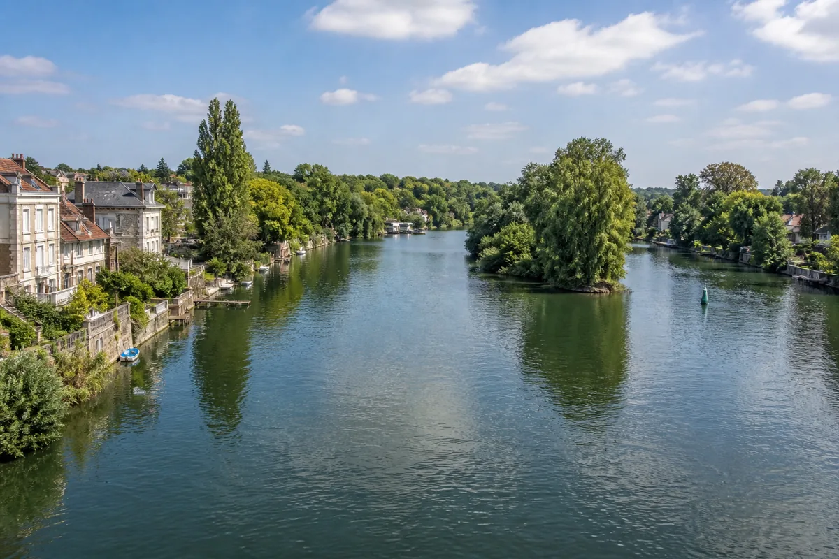 Paysage du departement Val-de-Marne, illustration de l'edition de livres et des auteurs locaux