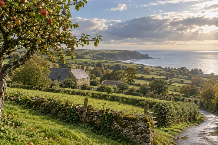 Paysage de la région Normandie