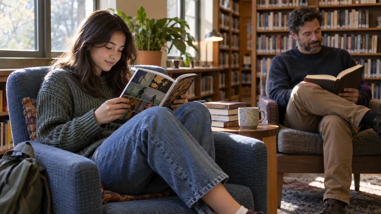 Illustration de la question Comment aider un adolescent à retrouver le goût de lire sans imposer un programme rigide ?