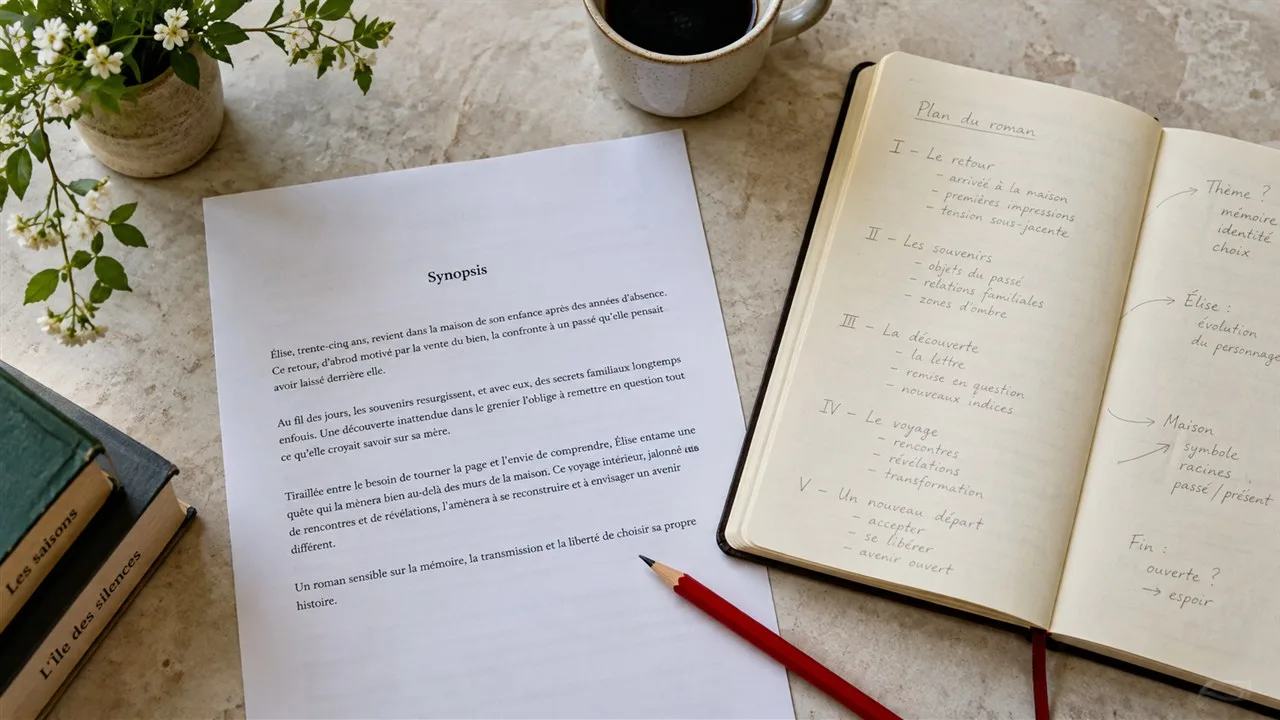 Illustration de la question Comment bien rédiger un synopsis pour une maison d'édition ?