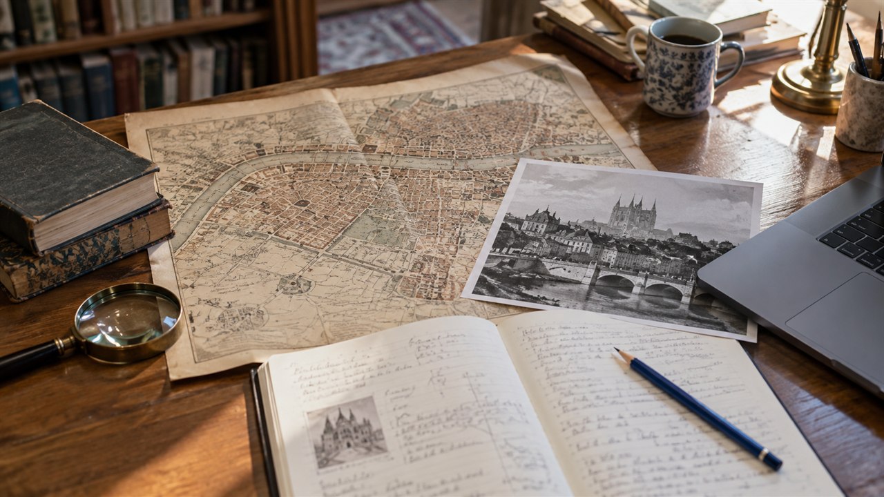 Illustration de la question Comment consigner les sources vérifiées d'un roman historique après une séance de recherche avec une IA ?