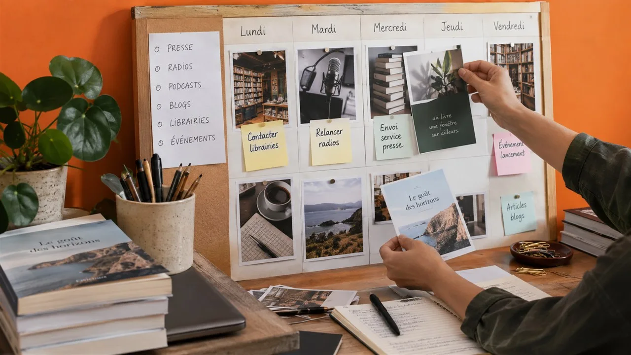 Illustration de la question Comment créer un plan de communication pour un livre ?