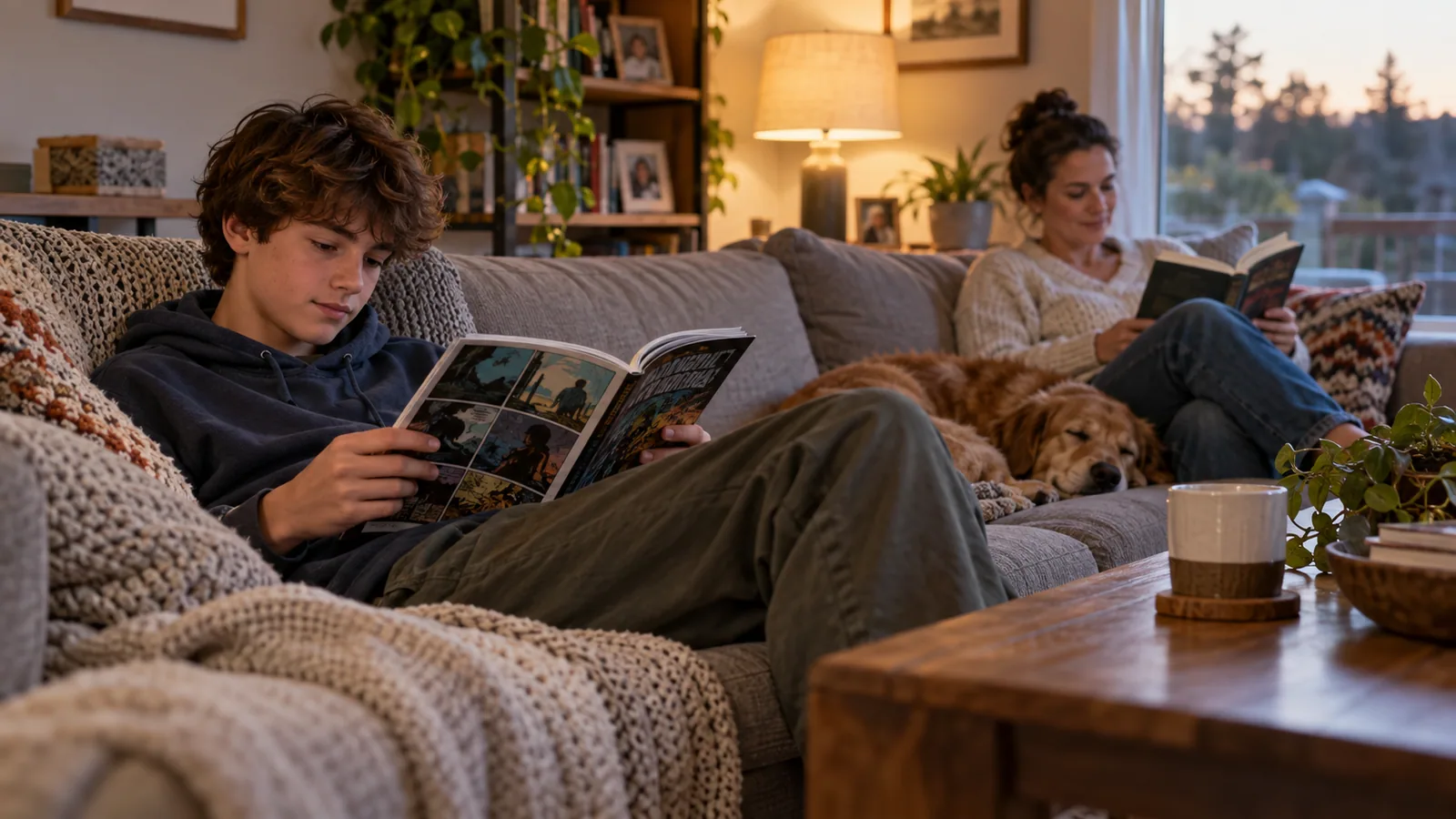 Illustration de la question Comment installer un temps de lecture régulier chez un adolescent ?