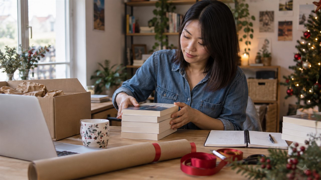 Illustration de la question Comment préparer les ventes de Noël d'un livre publié en septembre sans commander trop de stock ?