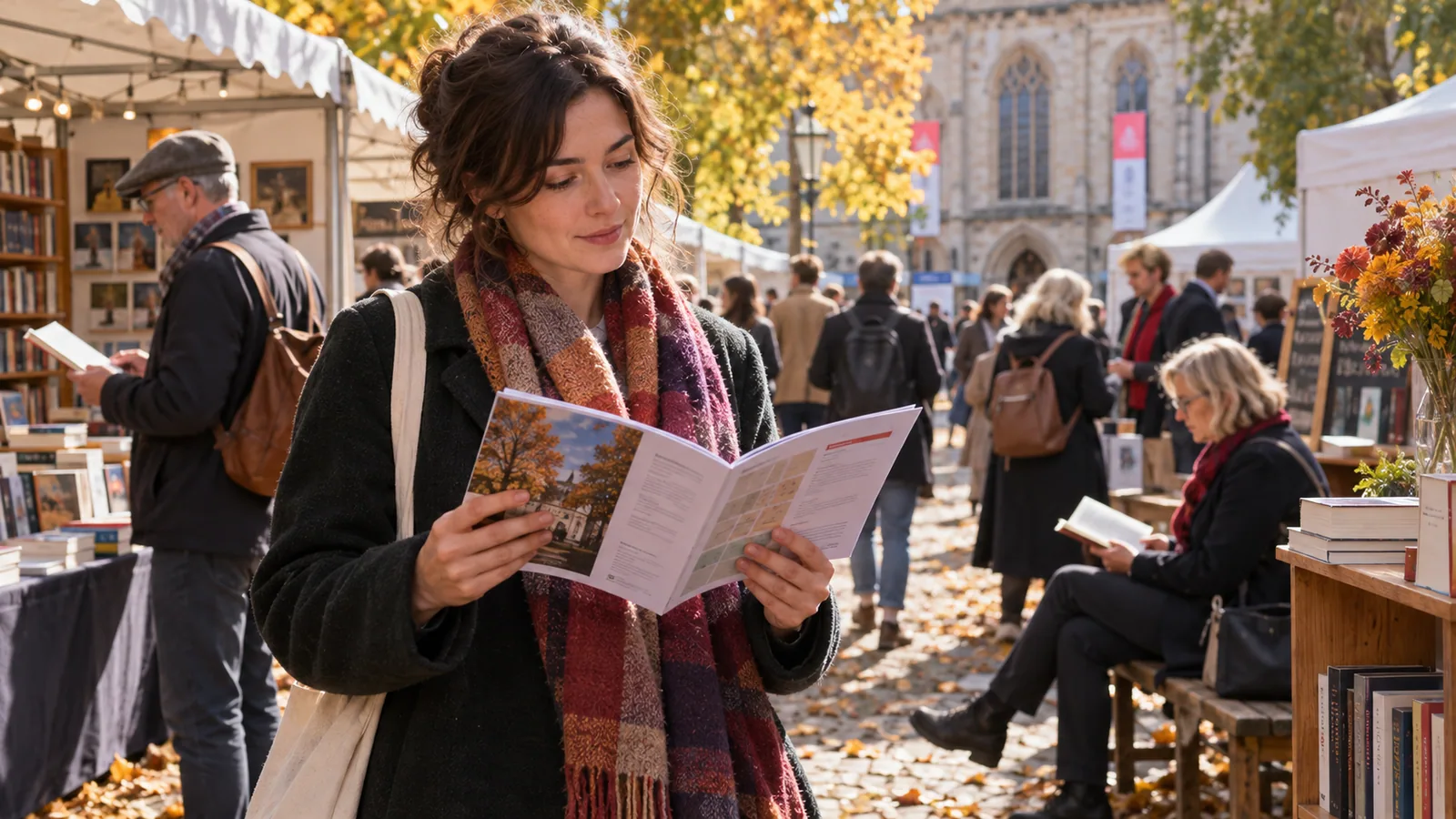 Illustration de la question Comment préparer utilement une visite à un festival du livre ?