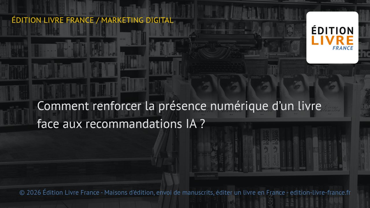 Visuel de l'article Comment renforcer la présence numérique d’un livre face aux recommandations IA ?