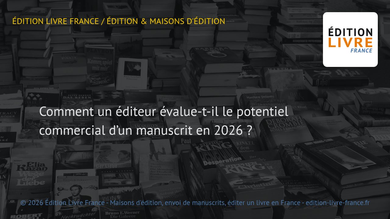 Visuel de l'article Comment un éditeur évalue-t-il le potentiel commercial d’un manuscrit en 2026 ?