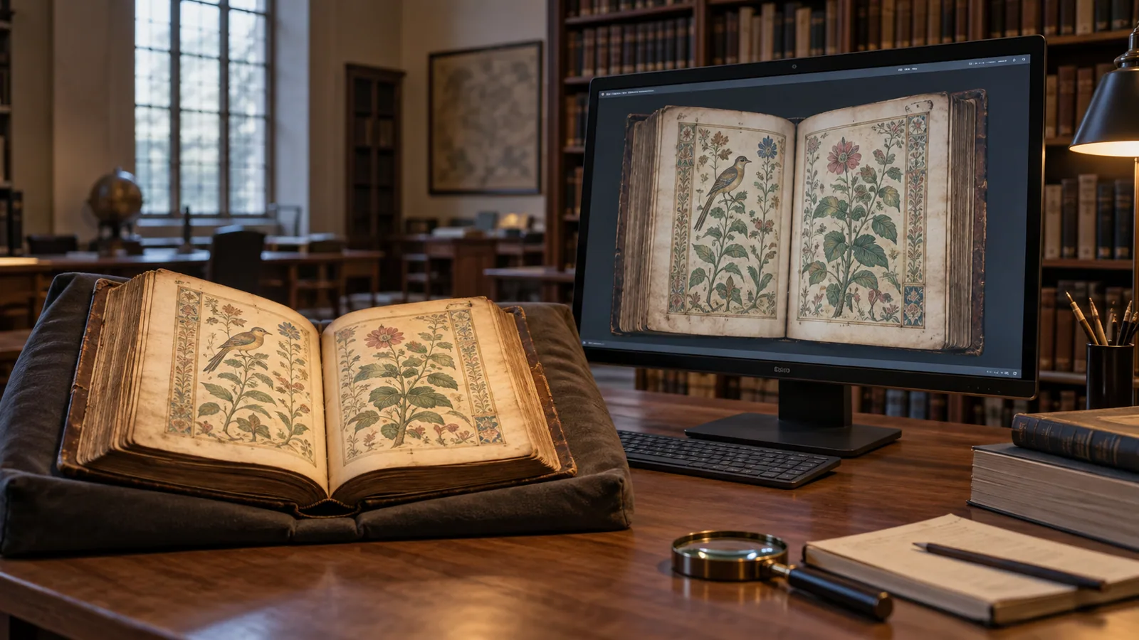 Visuel de l'article Comment utiliser les collections numérisées sans oublier le livre original ?