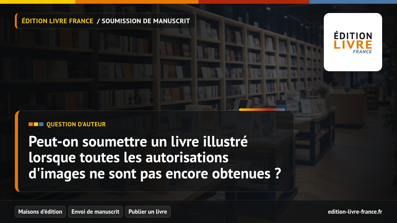 Illustration de la question Peut-on soumettre un livre illustré lorsque toutes les autorisations d'images ne sont pas encore obtenues ?