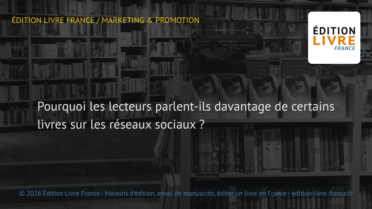 Visuel de l'article Pourquoi les lecteurs parlent-ils davantage de certains livres sur les réseaux sociaux ?