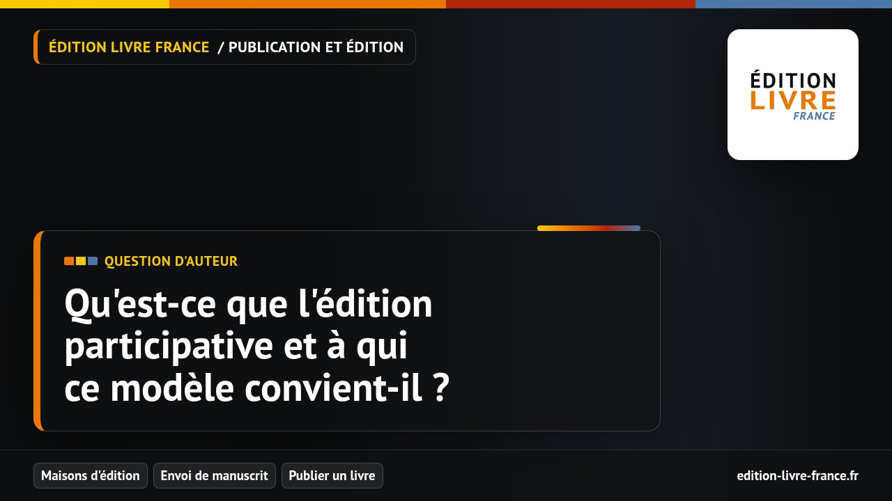 Illustration de la question Qu'est-ce que l'édition participative et à qui ce modèle convient-il ?