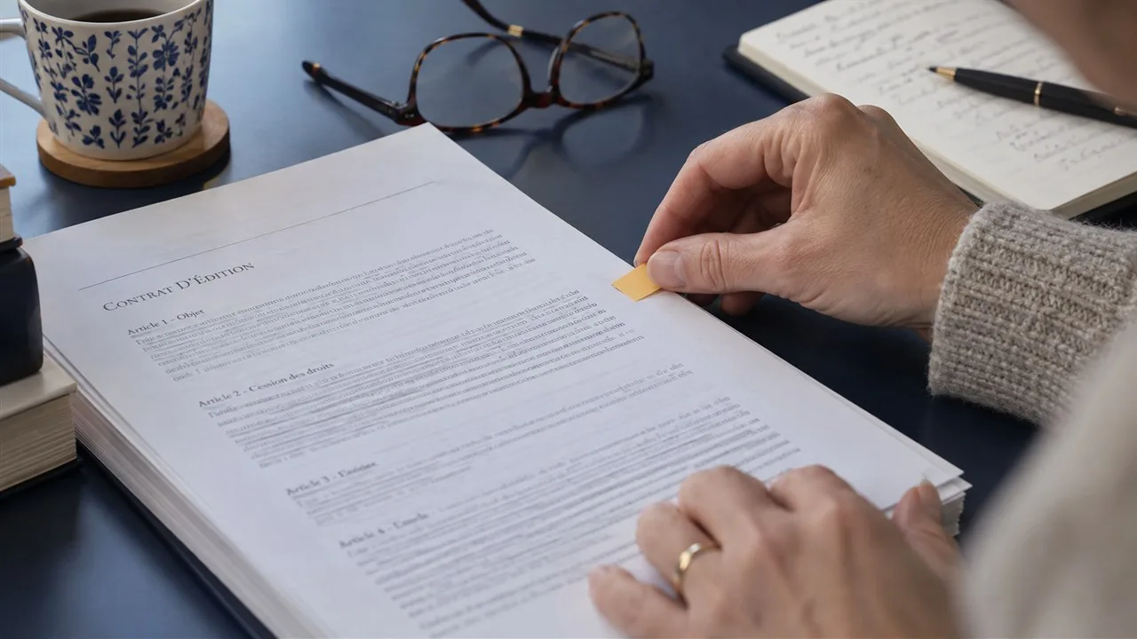 Illustration de la question Que contient une clause de cession des droits ?