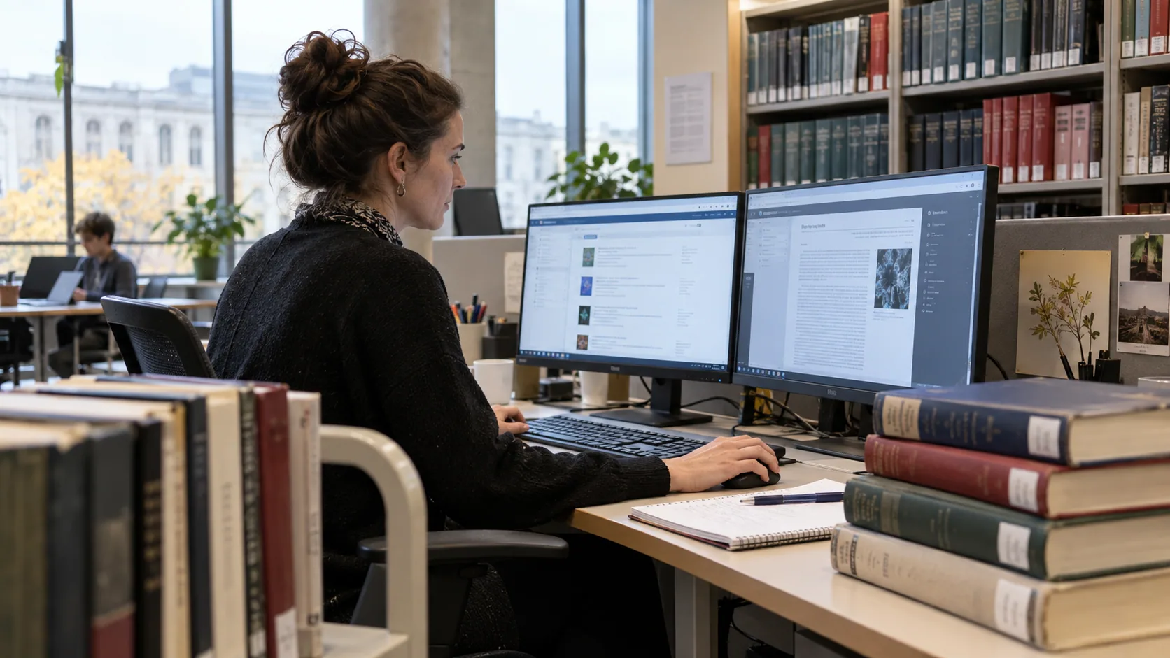 Scène professionnelle illustrant le métier de Gestionnaire de ressources électroniques
