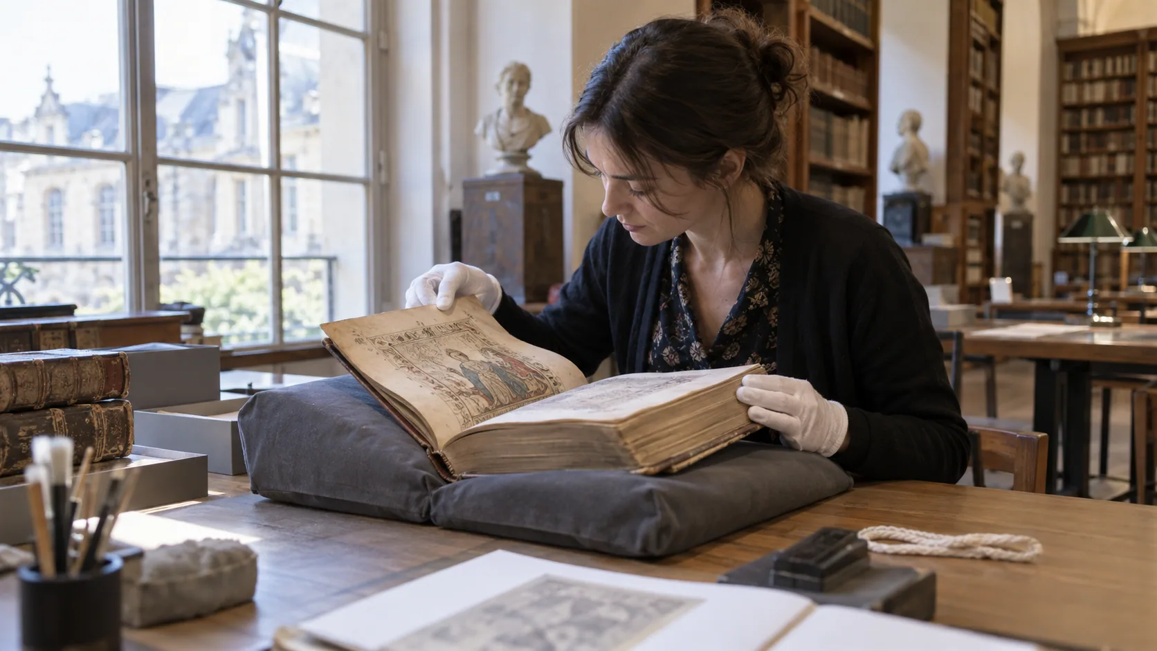 Scène professionnelle illustrant le métier de Responsable de fonds patrimonial