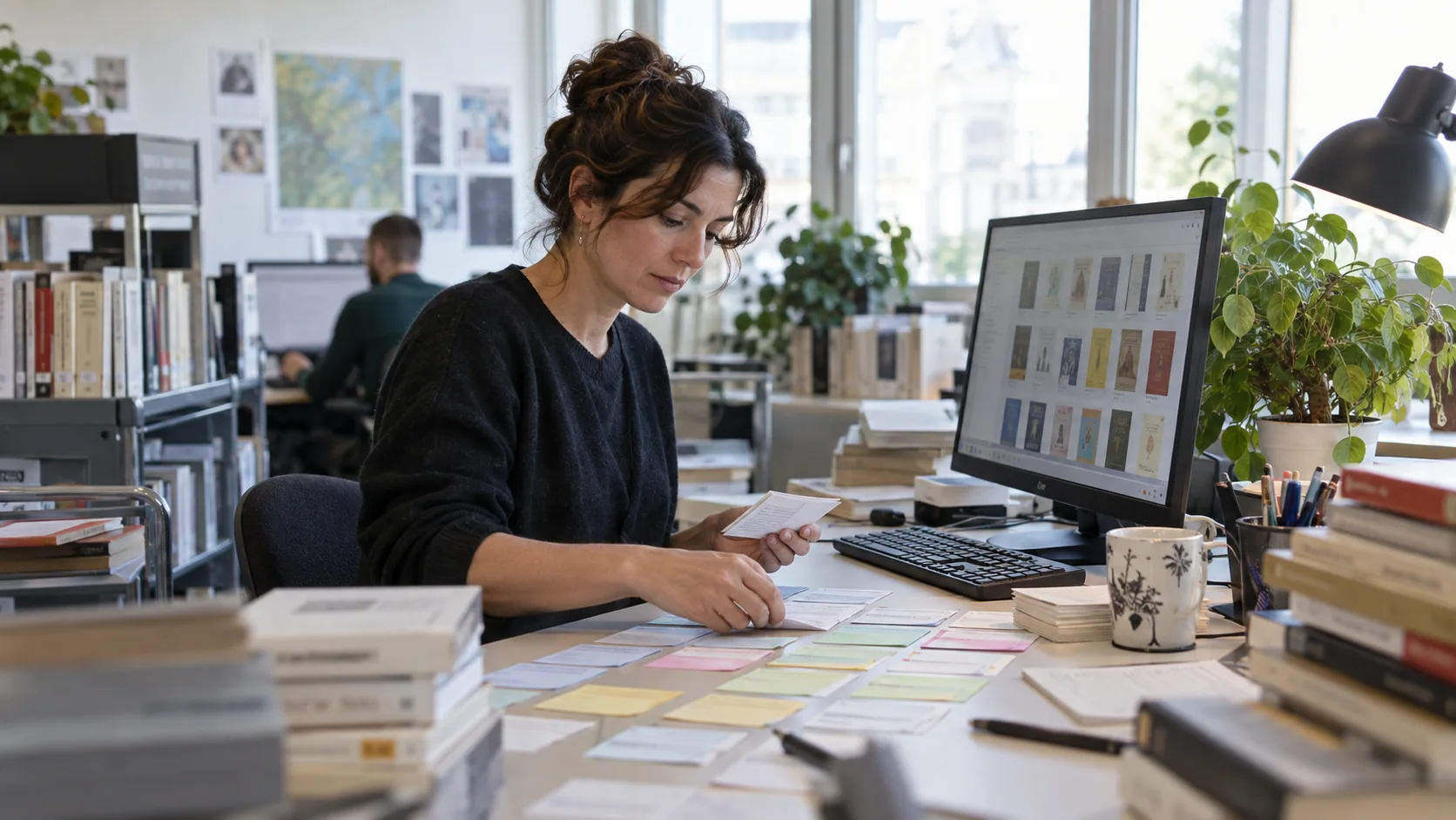 Scène professionnelle illustrant le métier de Responsable des taxonomies éditoriales