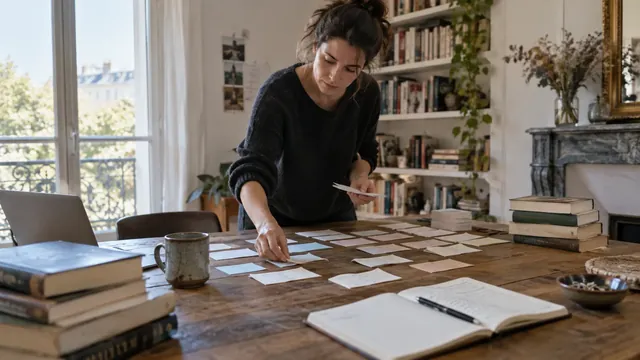 Photographie du travail autour de « Construire le plan d’un essai »