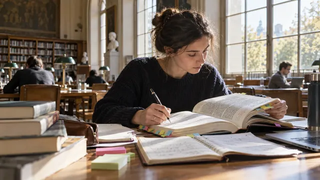 Photographie du travail autour de « Lire un essai et suivre son argument »