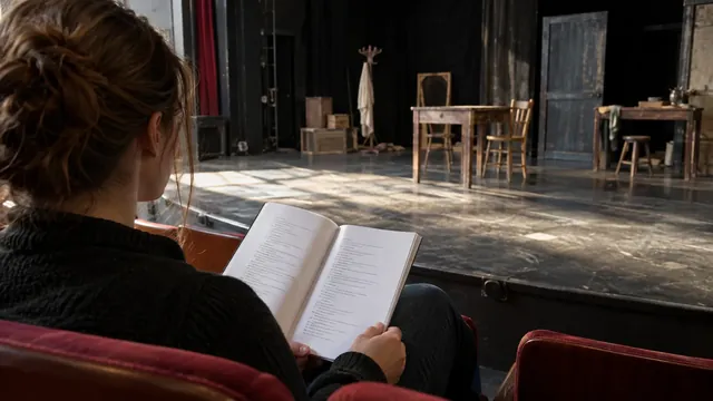 Photographie du travail autour de « Lire une pièce de théâtre »