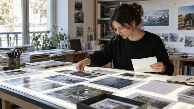 Photographie du travail autour de « Organiser l’iconographie documentaire »