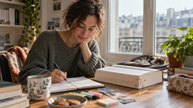 Photographie du travail autour de « Lire une œuvre longue »