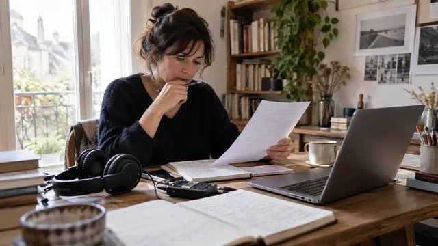 Photographie du travail autour de « Restituer un entretien dans un livre »