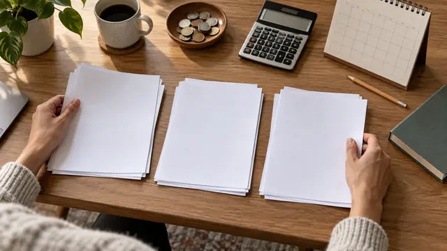 Comparaison de plusieurs modes de rémunération avec documents, calculatrice et calendrier