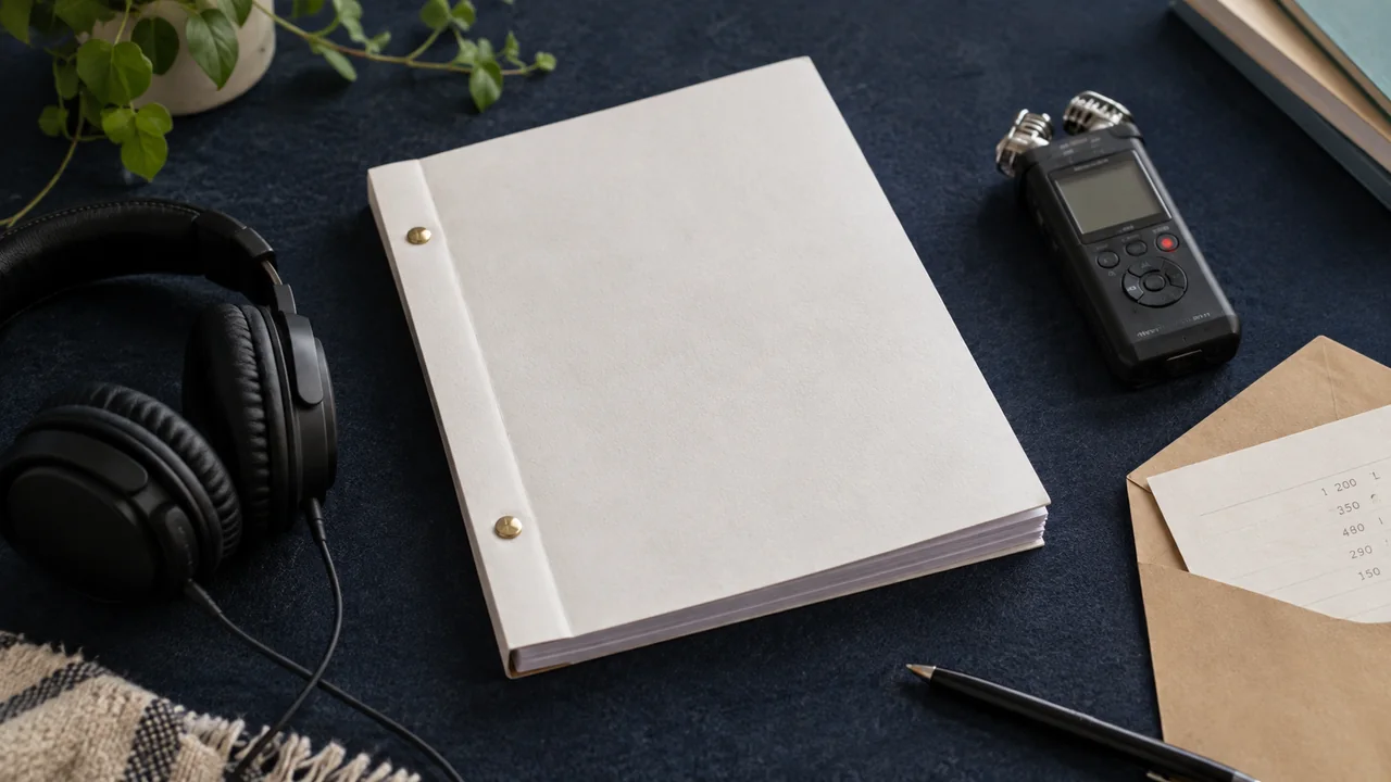 Scène éditoriale illustrant Développer un livre audio — Économie