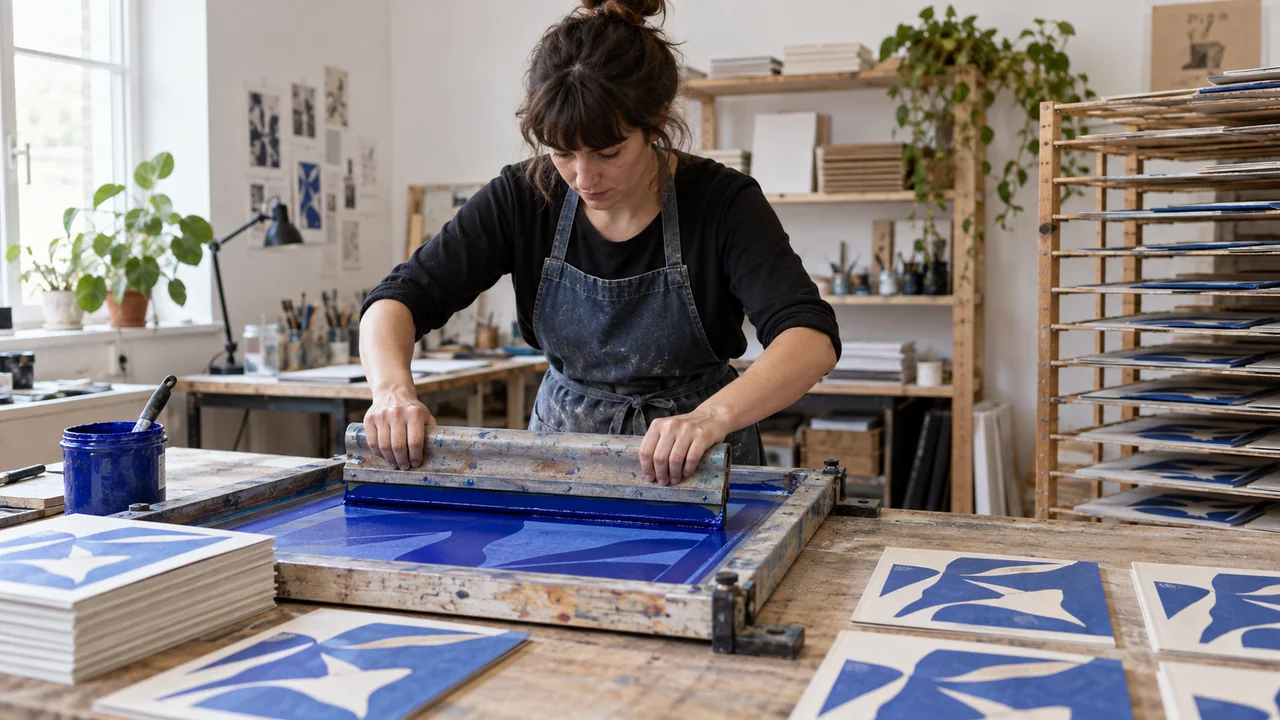 Scène éditoriale illustrant Publier en indépendant — Production