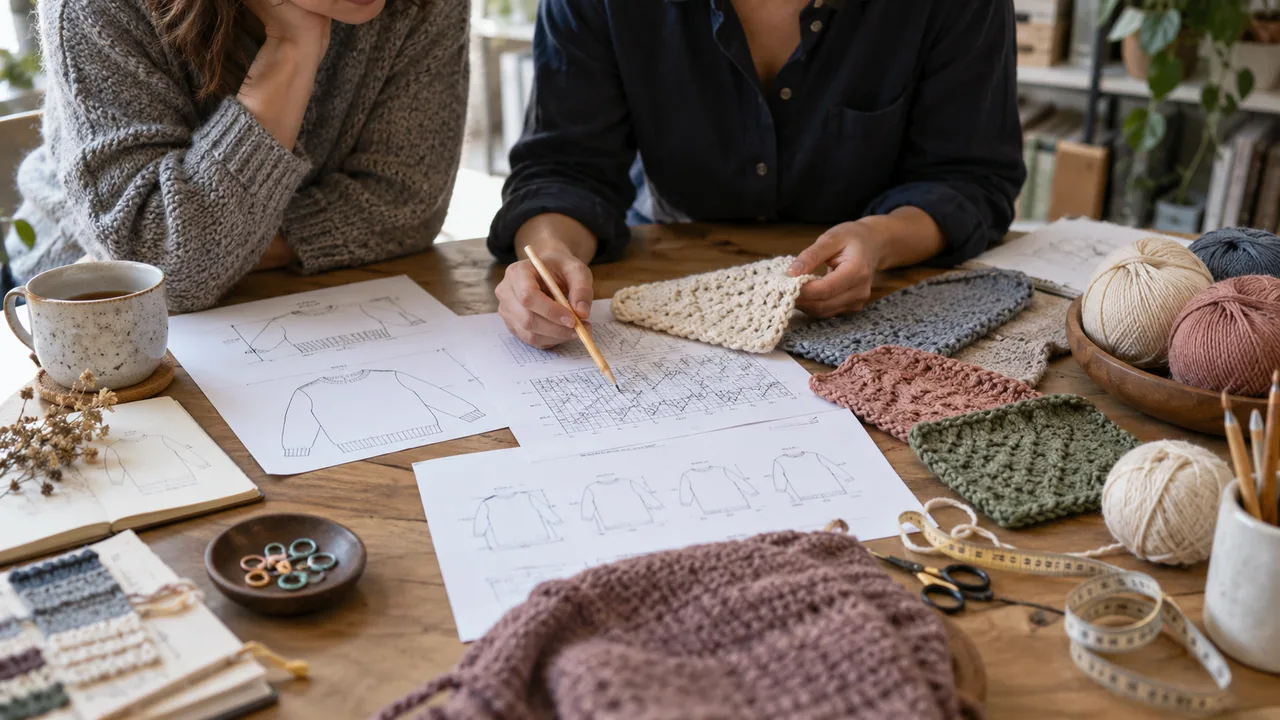 Illustration du travail : Garder les tailles et variantes cohérentes entre texte et diagramme.