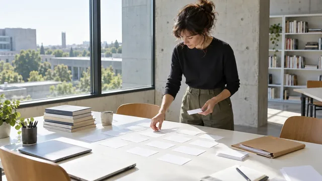 Organisation des chapitres d’un projet de non-fiction à l’aide de cartes