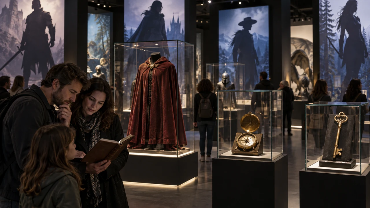 Exposition de costumes et objets évoquant des personnages de fiction