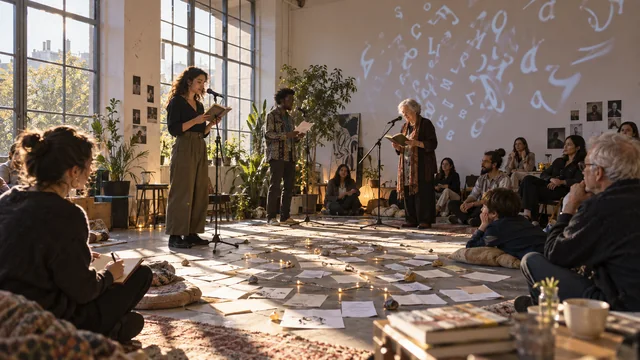 Atelier intergénérationnel de poésie et de lecture à voix haute